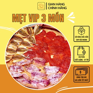 Mẹt VIP 3 món Mực khô, Cá chỉ, Cá đỏ