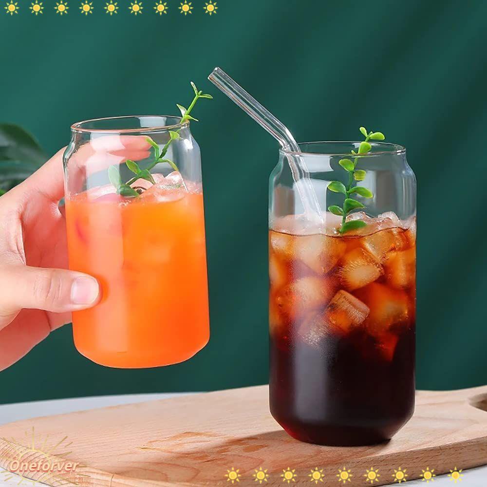 Ly Thủy Tinh Chịu Nhiệt Hình Lon Bia/Trà Sữa/Nước Ép