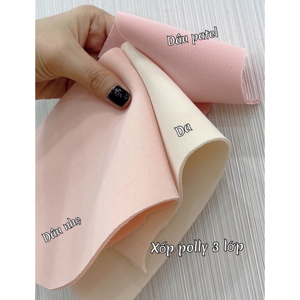 Thun xốp poli chất phồng giãn 4 chiều