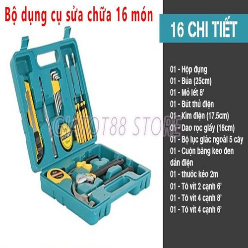 Bộ Dụng Cụ Sửa Chữa 15 Chi Tiết