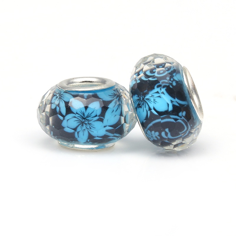 Hạt Charm Màu Bạc Murano Thời Trang Dành Cho Nam Và Nữ