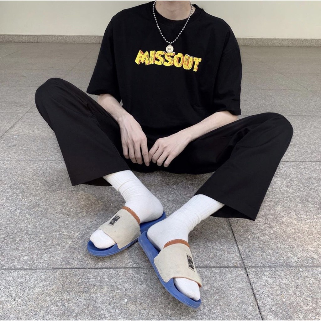 Áo Thun CHUỘT RUN FOR LIFE MIS.OUT. Ulzzang Unisex 1hitshop | BigBuy360 - bigbuy360.vn