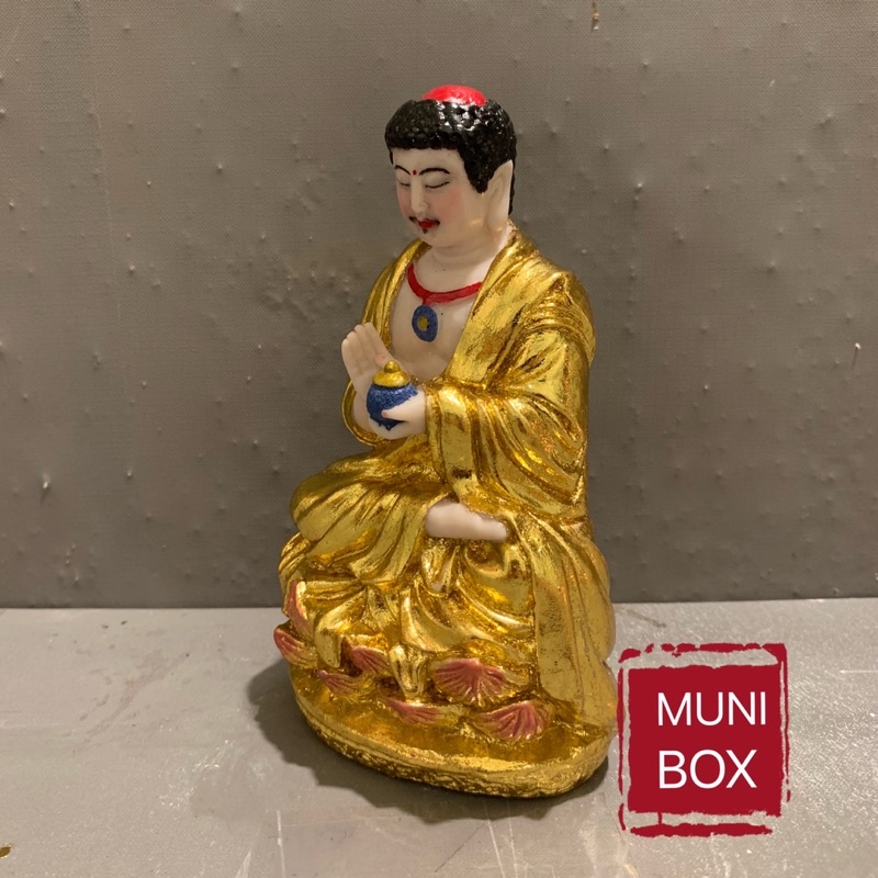 Tượng Phật Dược Sư Lưu Ly Quang Vương Như Lai 16cm
