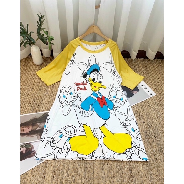 váy cottong hàng QC hoạt hình đáng yêu | BigBuy360 - bigbuy360.vn