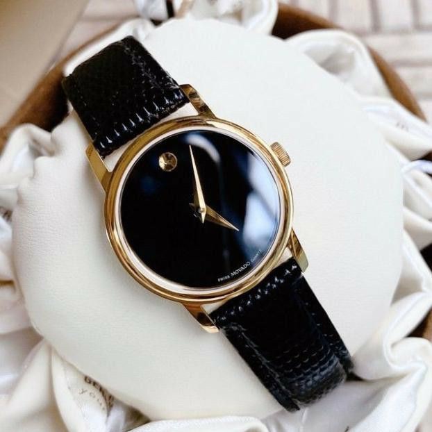 -2021 Đồng hồ Nam (nữ) Movado dây da cao cấp, kinh chống xước -2021