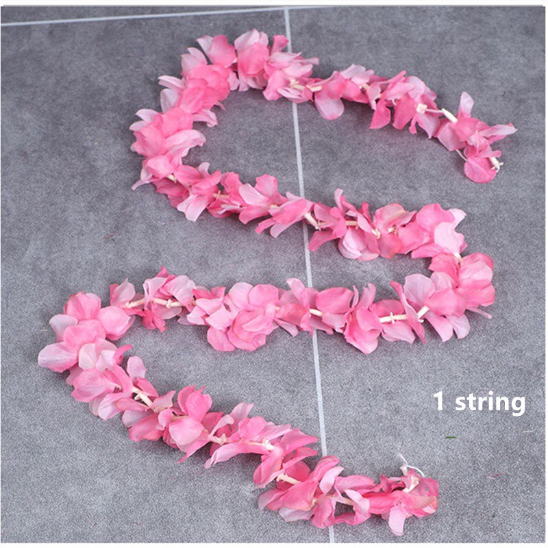 Dây hoa tử đằng giả 100cm dùng để treo tường trang trí tiệc đám cưới/ chụp hình/ nhà cửa/cửa hàng nhiều màu tuỳ chọn