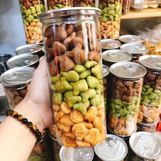 Bánh Gấu Mix 3 Vị : Truyền Thống, Chùm Ngây & Cafe - Lon 320gr