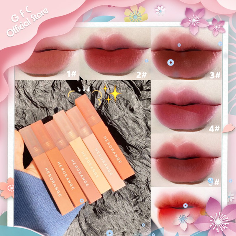 Son Kem Lì Herorange Mềm Mịn6 Màu Tùy Chọn | BigBuy360 - bigbuy360.vn