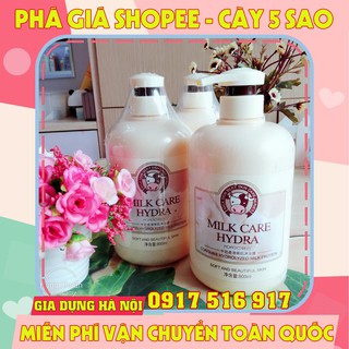 Sữa tắm con bò milk care hydra 800ml