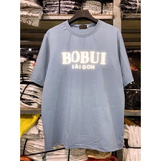 Áo Thun BO BỤI- Xanh Biển NHẠT- (unisex)