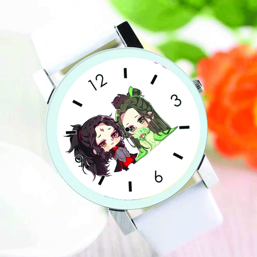 Đồng hồ đeo tay in hình HỆ THỐNG TỰ CỨU CỦA NHÂN VẬT PHẢN DIỆN nam nữ anime chibi thời trang dễ thương độc đáo