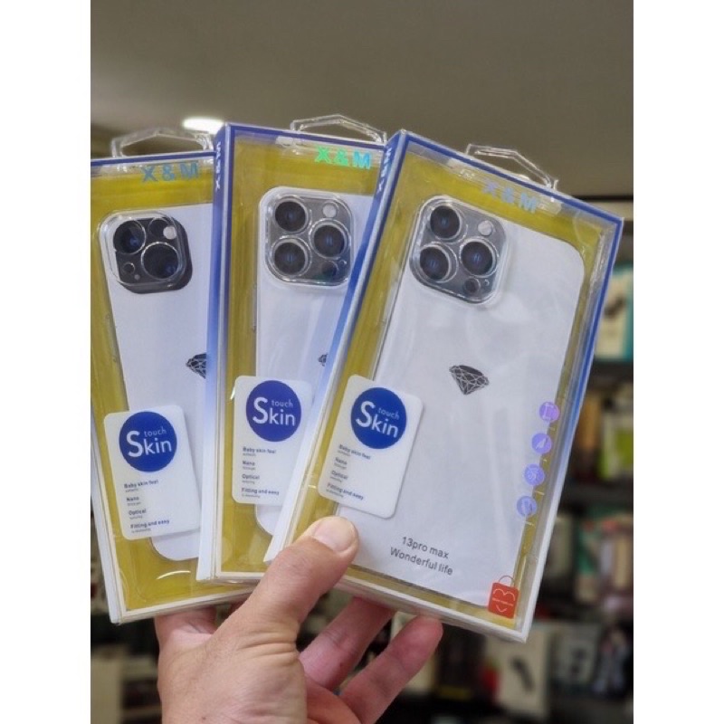 ⚡️ 13 Pro Max | 13 Pro |13 ⚡️ ỐP IPHONE X&amp;M TRONG SUỐT KHOE LƯNG MÁY CHUẨN MÀU CHỐNG Ố BẢO VỆ CAMERA