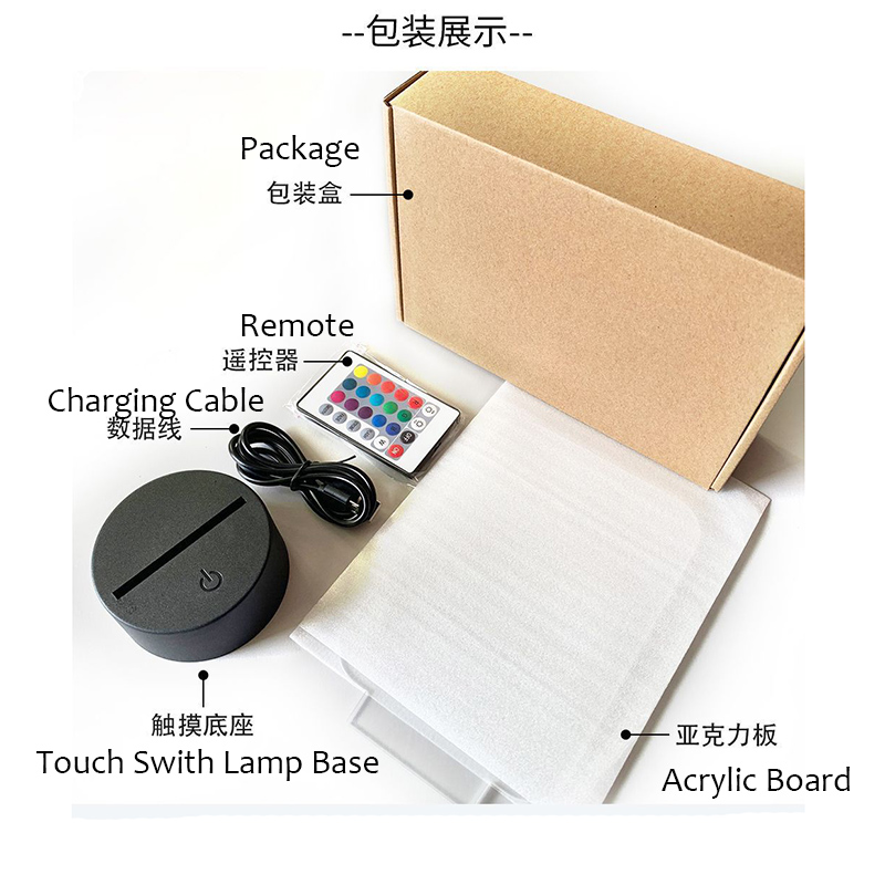 Sy6 jujutsu kaisen 3d đèn ngủ đèn ngủ anime usb chiếu sáng led gojo satoru itadori yuji văn phòng đèn bàn usb từ xa gif