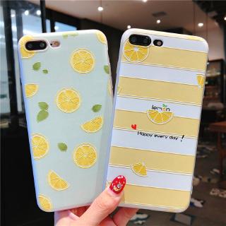 Ốp lưng Silicon TPU mềm in hình trái chanh dành cho Realme C11 C3 5i 5 5s 3 2 6 Pro U1 C1 C2