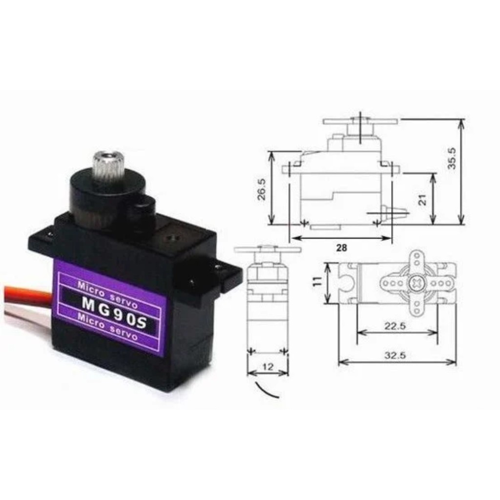 Động Cơ RC Servo MG90S