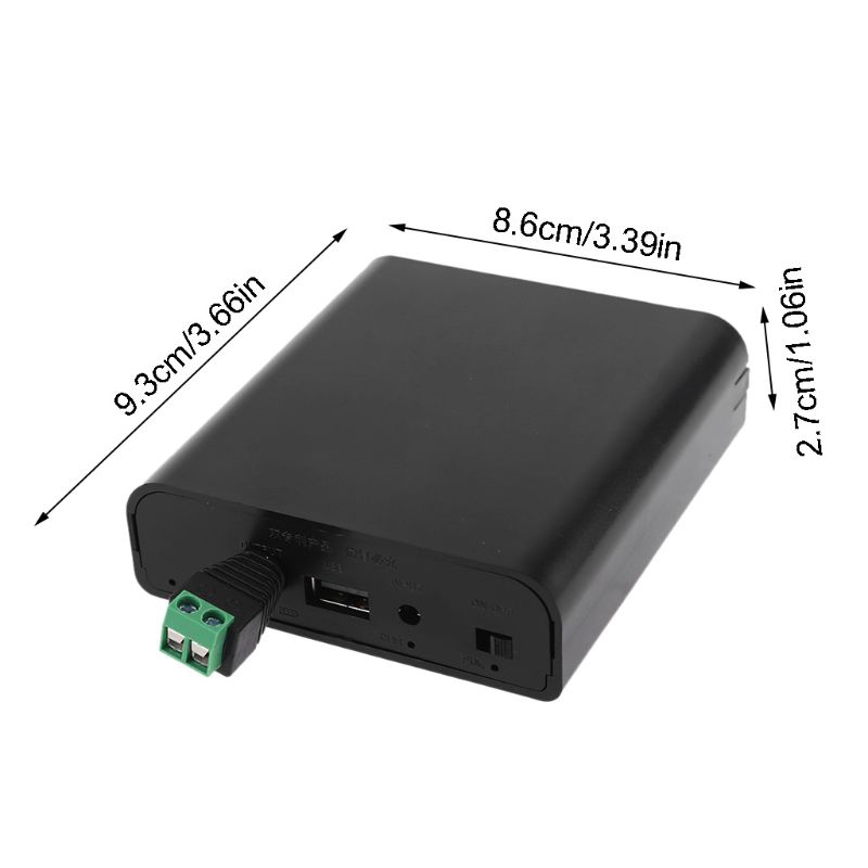 Pin Sạc Dự Phòng Đầu Ra 4 Pin 18650 Cổng Usb Dc 7.4v 8.4v