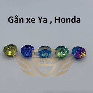 Ốc nắp nhớt Titan Gr5 mẫu bi ốc nhớt titan cho dòng xe Yamaha Honda