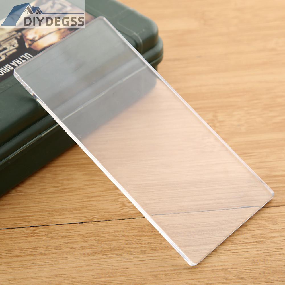 Diydegss2 Transparent Acrylic Cutting Mat Plate for DIY Embossing Cutting Die Machine