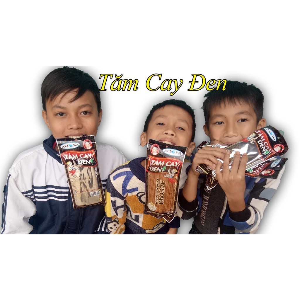 Tăm Cay Đen, Que Tăm Cay Vị Cay Đặc Biệt, Đồ Ăn Vặt Tuổi Thơ Ăn Cùng Pon Pon