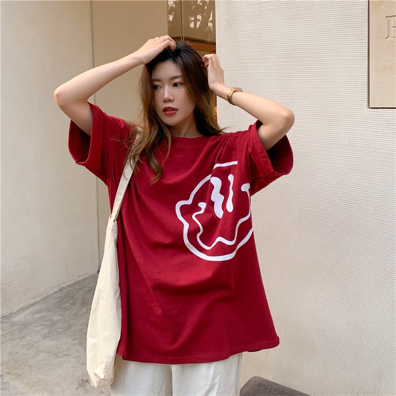 Áo Thun Tay Ngắn Dáng Rộng Thiết Kế Mới Thời Trang Mùa Hè Dành Cho Nữ