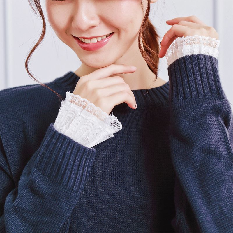 Set 2 Cặp Áo Voan Hoa Tay Loe Xinh Xắn Cho Nữ