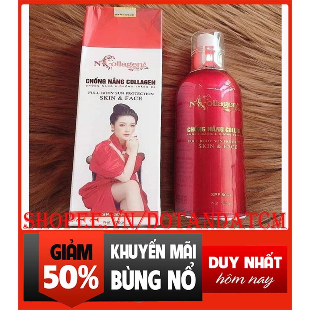 [HÀNG CHÍNH HÃNG] KEM SUN CHỐNG NẮNG COLLAGEN - Chống Nắng &amp; Dưỡng Trắng Da N Collagen