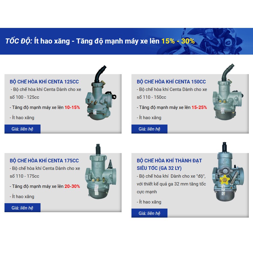 Bình xăng con Dream, Wave 100cc Centa loại 1 Thành Đạt mẫu mới New
