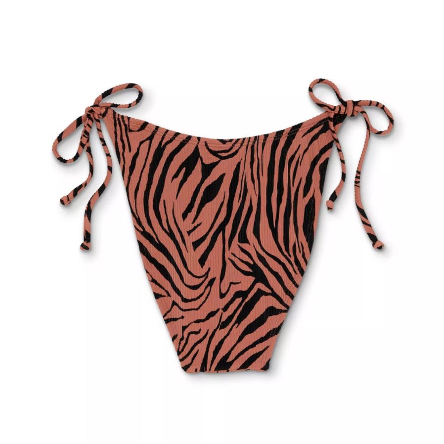 Swimming - Bộ đồ bơi - bikini 2 mảnh họa tiết nâu vằn - Hàng VNXK