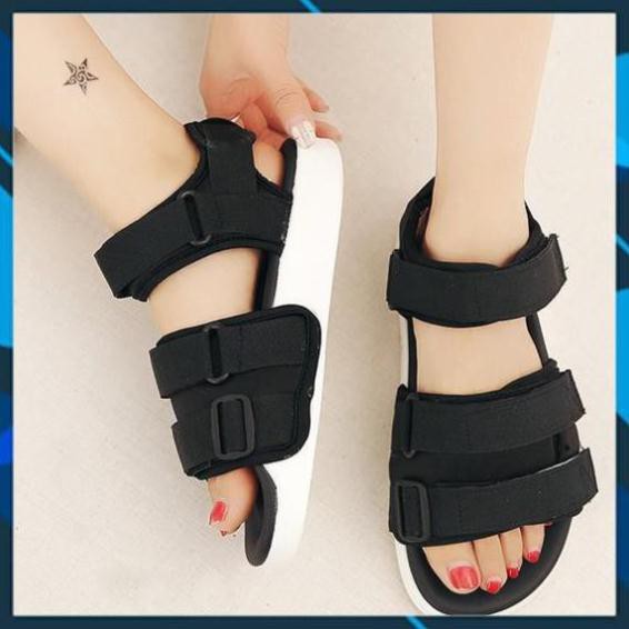 Sale Tết Xả Mới - Giày Xăng Đan Thể Thao Nam và Nữ Ulzzang Thương Hiệu Vento Màu Đen AL6 . #