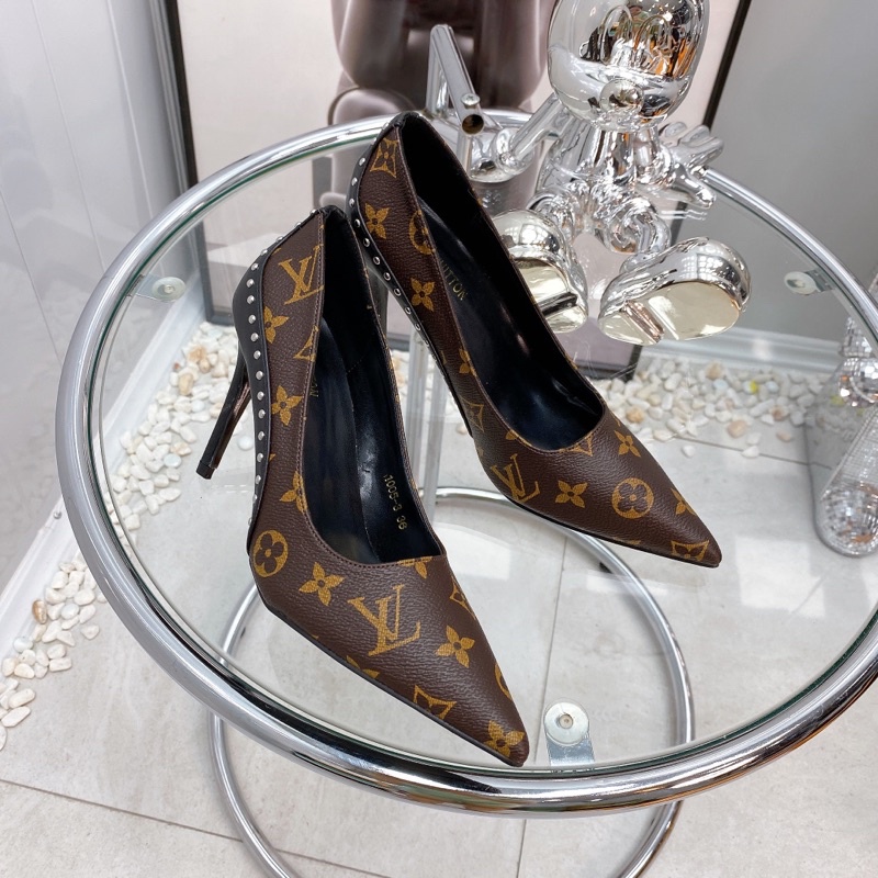 Cao Gót LV Phối Gót Đinh Full Size 35-39  -  By Anh Dinh Phuong