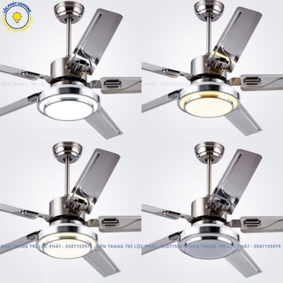 Quạt Trần Đèn,6 Cấp Độ Gió,3 Chế Độ Đèn LED,Có Điều Từ Xa,Động Cơ DC Đảo Chiều Gió[BH 10 Năm]