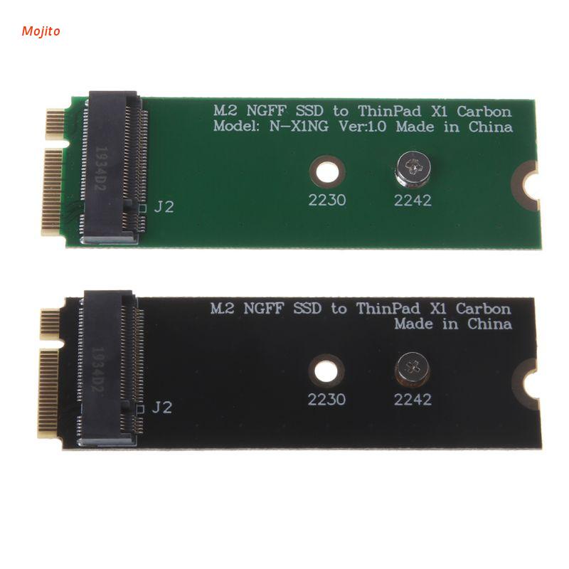Bảng Mạch Chuyển Đổi Thẻ Ssd Mojito M.2 Ngff Sang Ssd Cho Le-Novo Thinkpad X1 Carbon 20 + 6pin 26pin