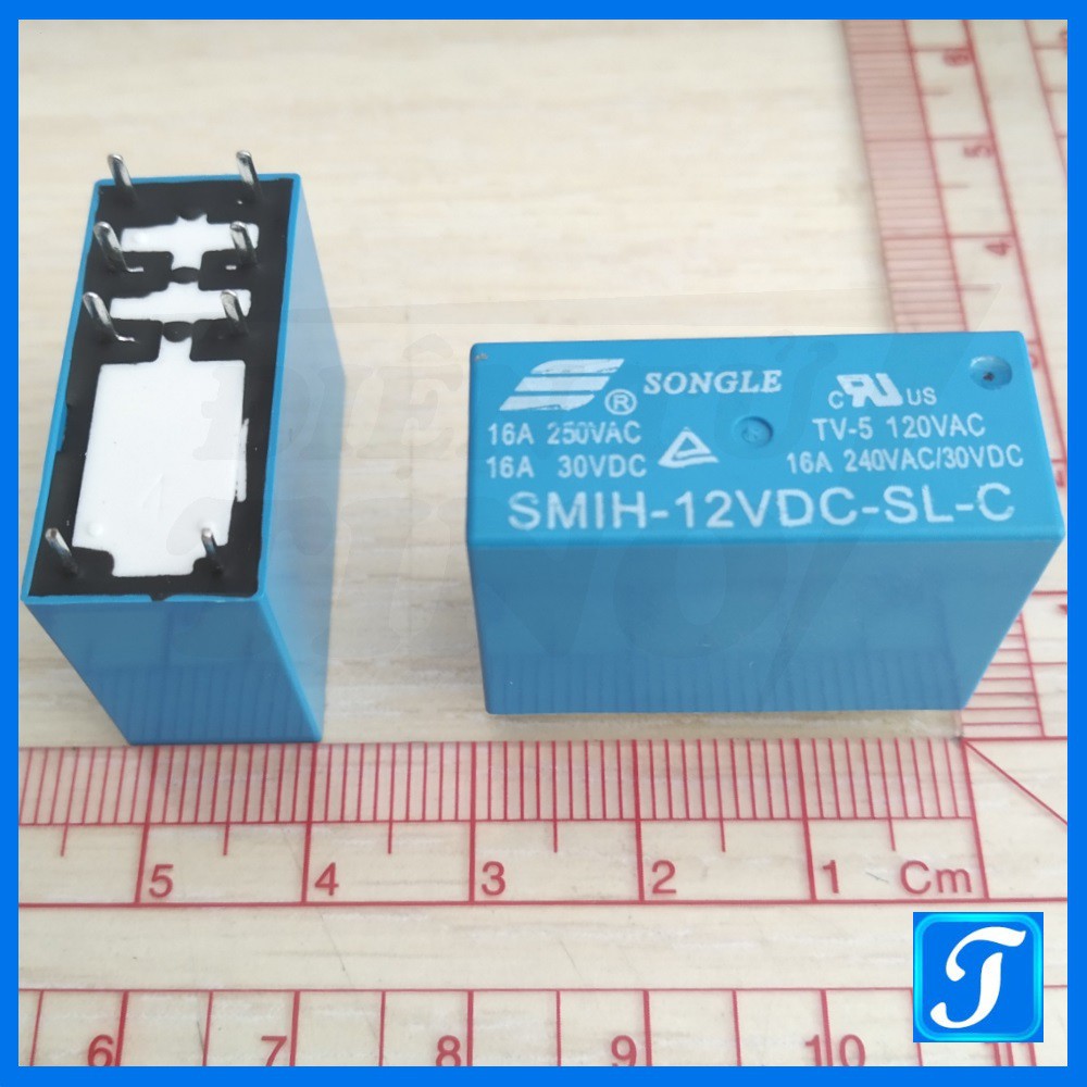 Relay 12V 16A SMIH-12VDC 8 chân