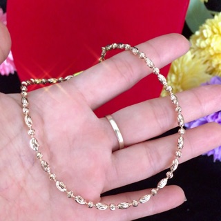 Lắc chân bi mạ vàng