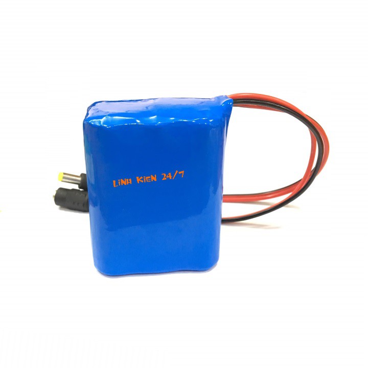 Khối Pin sạc 24V Pin Sạc Lithium 6S 1P 18650 3500mAh Dùng Cho Quạt tích điện, đèn tích điện 24V