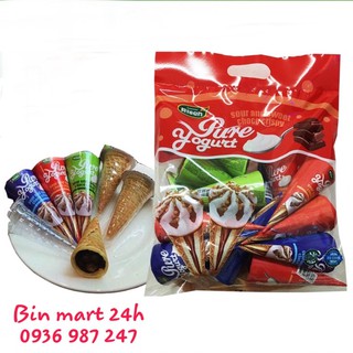 42 Cây Bánh Ốc Quế Nhân Socola Risen Mỹ