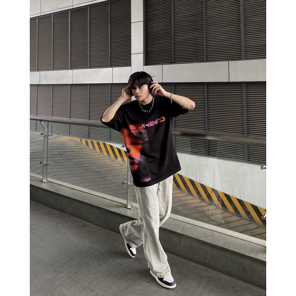 Áo Thun Tay Lỡ Local Brand By Unispace unisex nam nữ form rộng Blinded