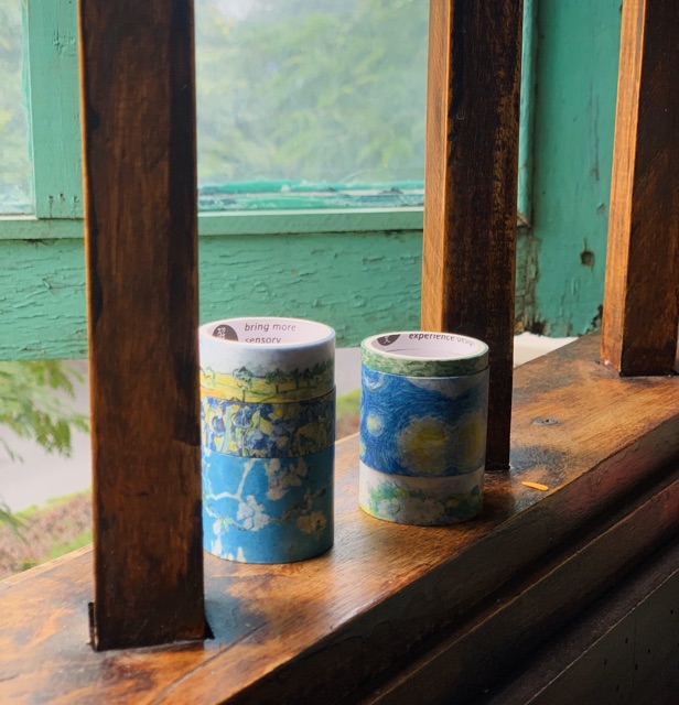 Set 8 cuộn washi tape tranh Vangogh