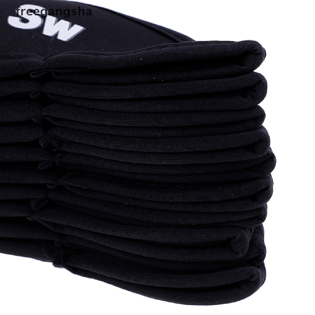 Set 10 miếng bọc đầu gậy golf sắt bằng neoprene bảo vệ chuyên dụng