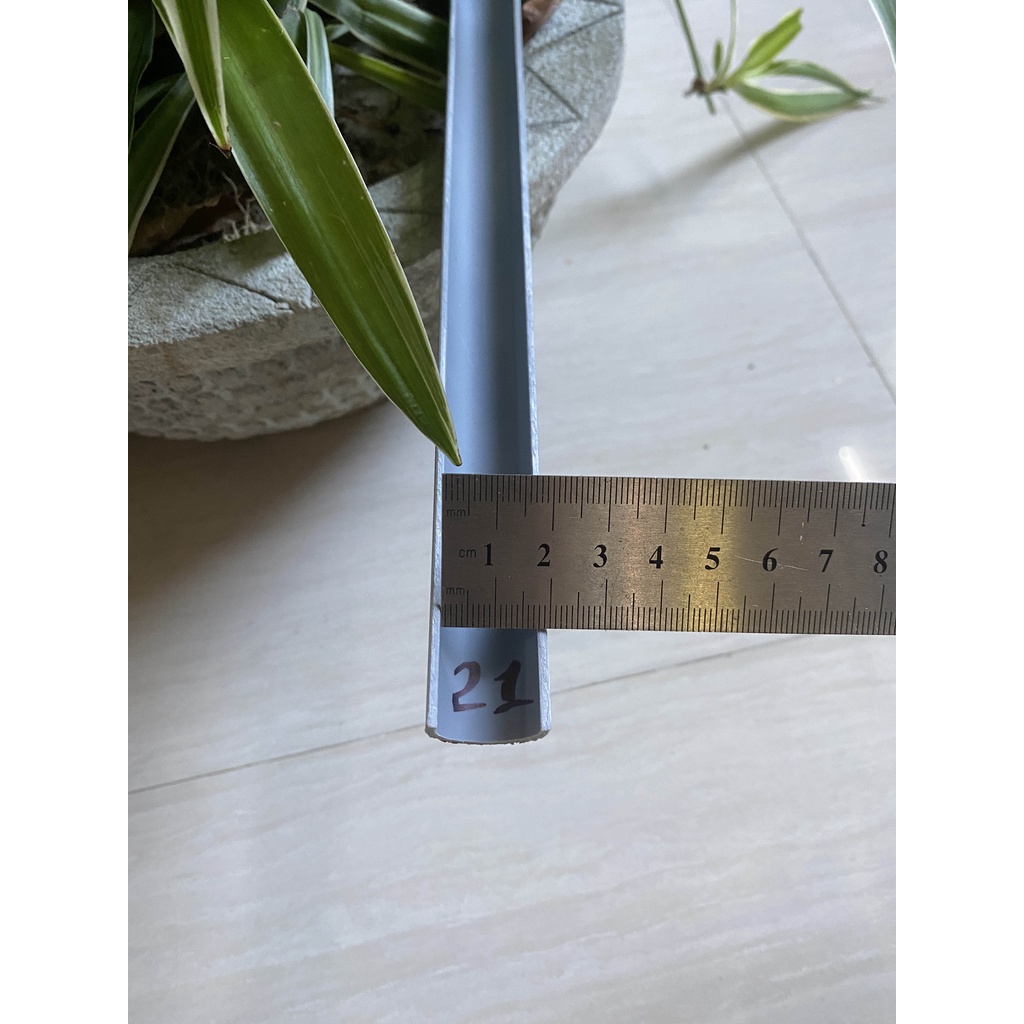 Bộ ống nhựa tròn kéo chỉ 7 cái  21, 27, 34, 42, 49, 60, 90 được cắt từ ống thoát nước PVC đệ nhất dài 56cm