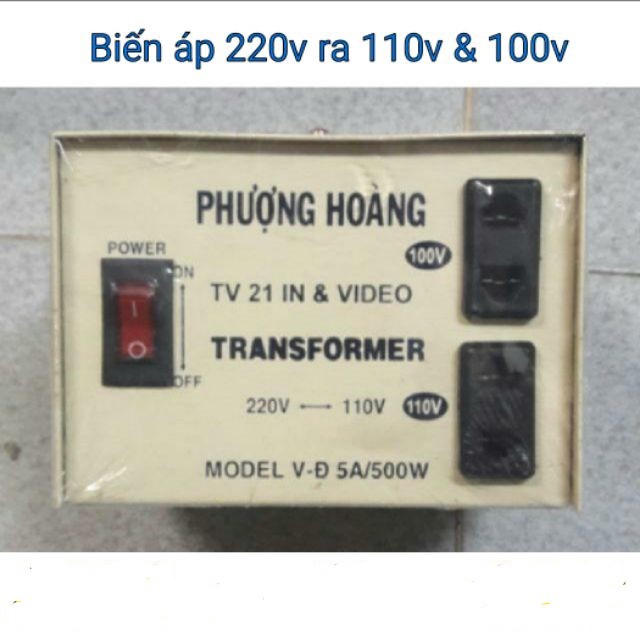 biến áp 110v 500w