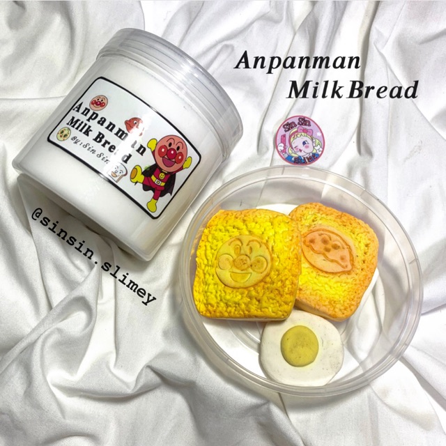 DIY SLIME ANPANMAN MILK BREAD