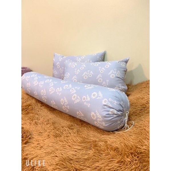 Ruột gối đầu bông sơ tinh khiết kích thước 40-65cm hoạ tiết Hoa Nhí Vintage