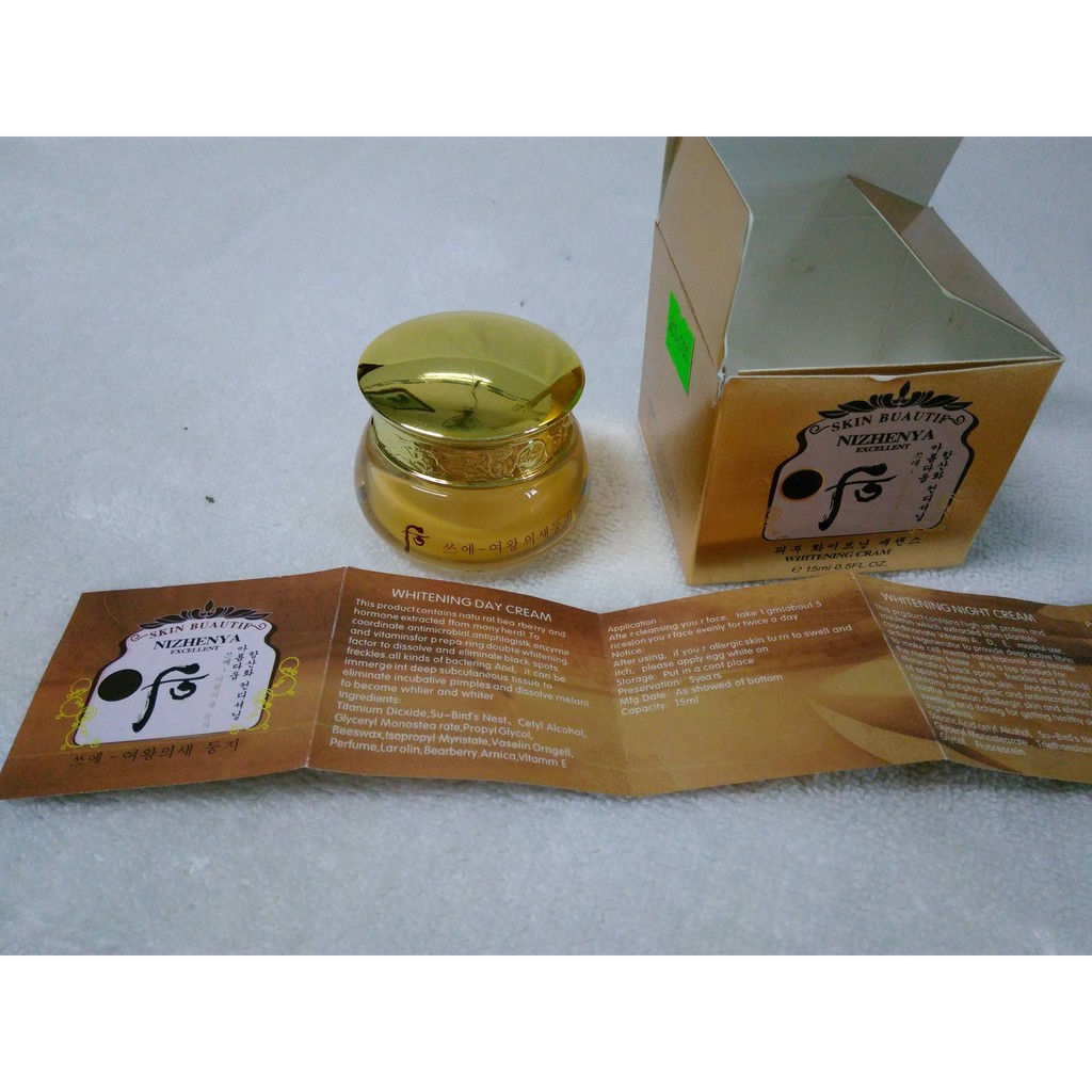 KEM NIZHENYA EXCELLENT - HẾT NÁM , DƯỠNG TRẮNG VÀ TÁI TẠO DA  – HÀN QUỐC