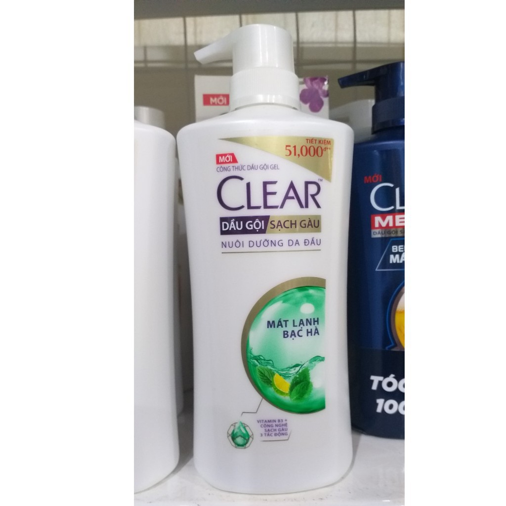 Dầu gội Clear 630g