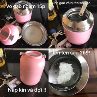 combo 4 Bình ủ cháo giữ nhiệt erela