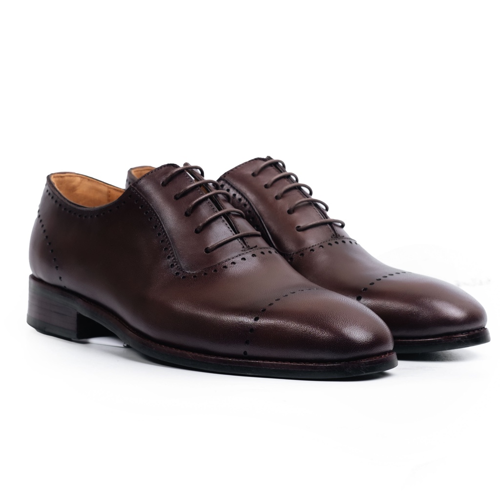 Giày Tây Cao Cấp OXFORD - OF31 - Da Bò Ý Lót Trong Da Bò Mộc - Thương hiệu Be Classy