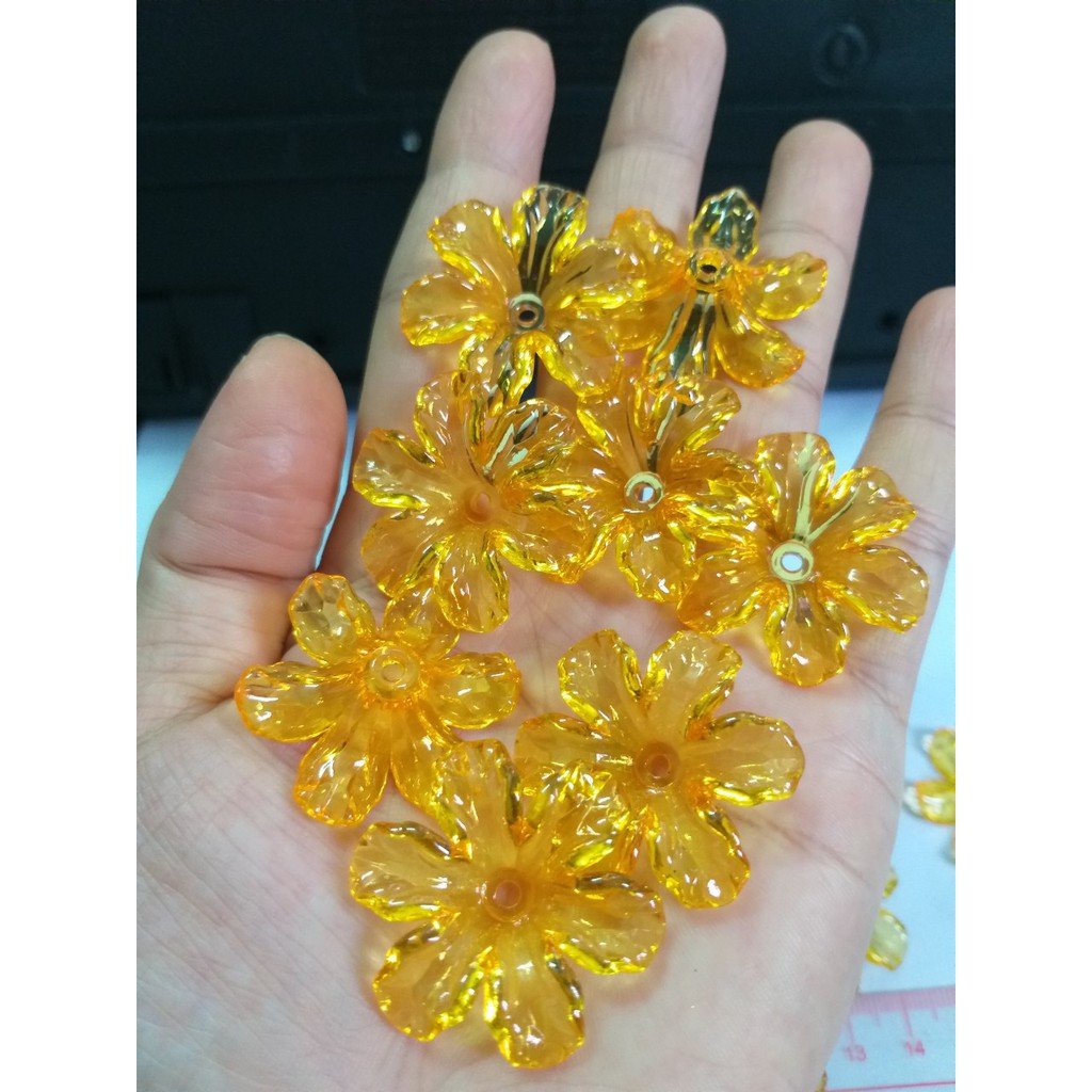 100g nguyên liệu cây kim tiền nhụy đỏ, hoa vàng -cáp sạc iphone