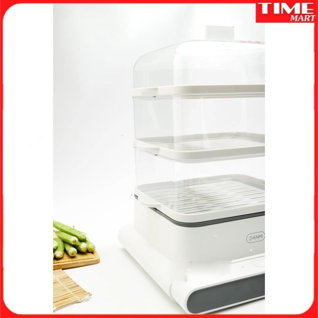 [CHÍNH HÃNG] Máy hấp điện 3 tầng 12L ZHENMI ZMZG-02 Xiaomi hấp đa năng. Tiện lợi cho mọi gia đình việt [TIME_MART ]
