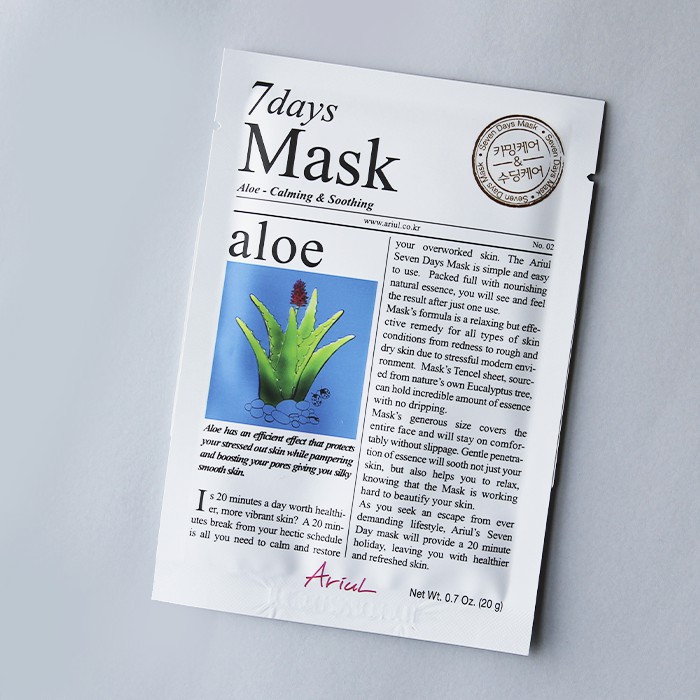 Mặt Nạ 7 Ngày Tinh Chất Thiên Nhiên Ariul 7days Mask 20g | BigBuy360 - bigbuy360.vn